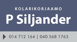 Kolarikorjaamo P. Siljander logo